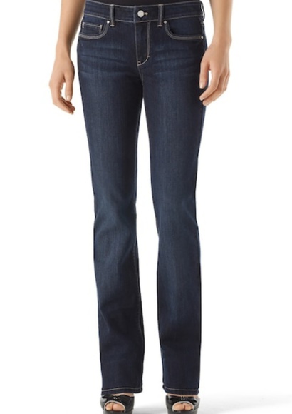 White House Black Market Denim - WHBM | Blanc Bootleg Jeans